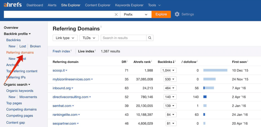 ahrefs-referring-domains-report
